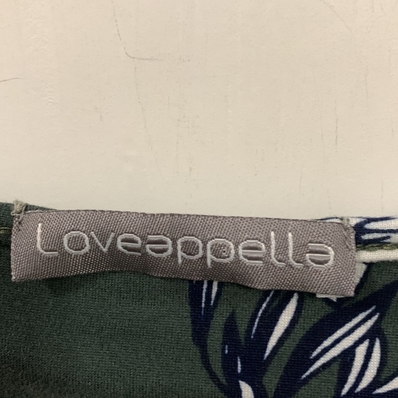 Loveappella Women’s V Neck long sleeve tunic some high low very cute good cond - Picture 2 of 6